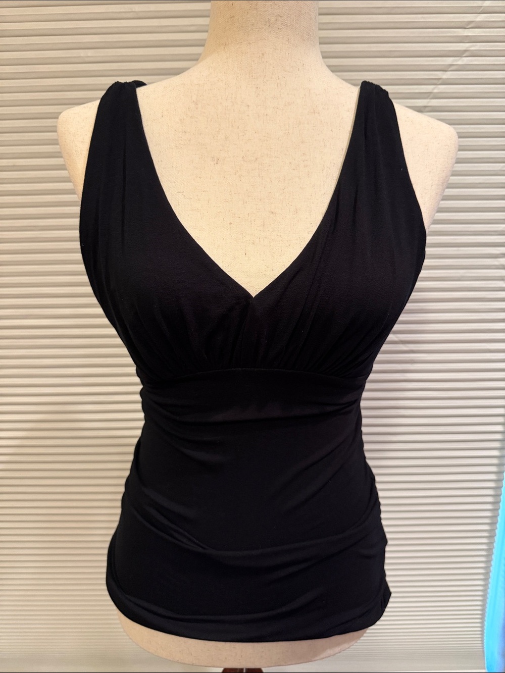 Cabo Classic Black V-Neck Women’s Top